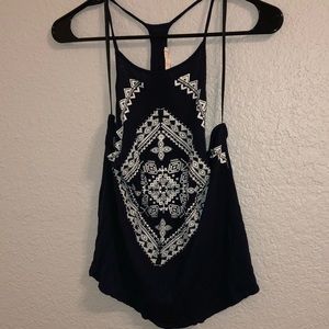 Navy blue tank top